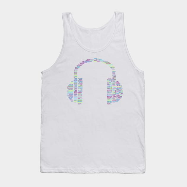 Headphones Tank Top by Njuguman